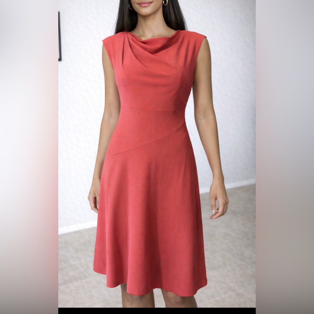 Lafayette 148 New York Pink A Line Dress 4